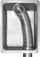 DB-480 Installed for Downward Venting Pedestal Dryer