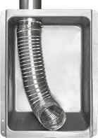 DB-480 Installed for Upward Venting Floor Standing Dryer